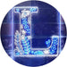 Family Name Letter L Monogram Initial LED Light Sign - Way Up Gifts