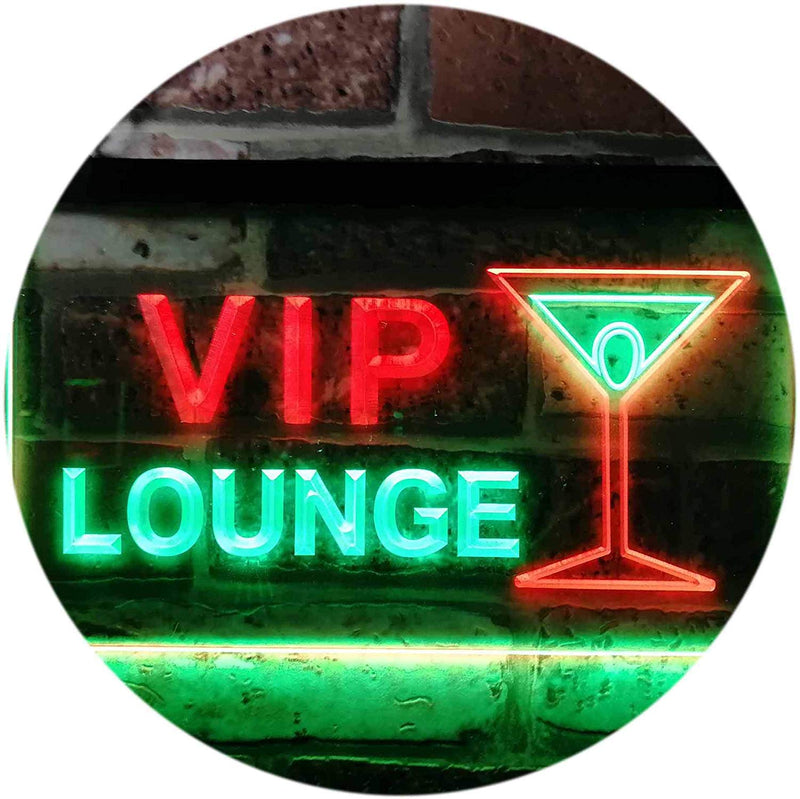 Cocktails VIP Lounge LED Light Sign - LED Gift Works