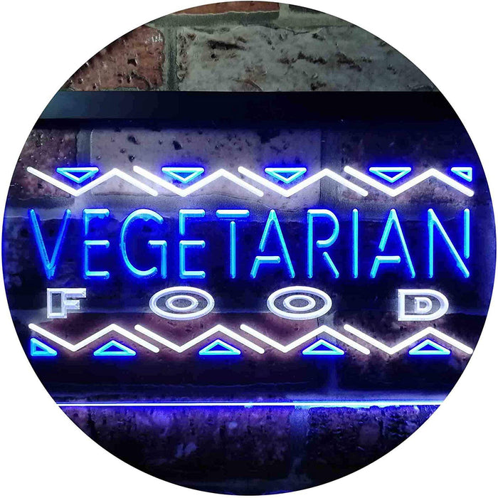 Vegetarian Food LED Light Sign - Way Up Gifts