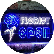 Flower Shop Florist Open LED Light Sign - LED Gift Works
