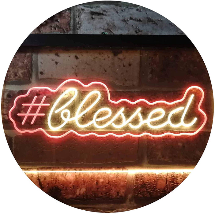 Hashtag Blessed LED Light Sign - Way Up Gifts
