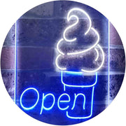 Ice Cream Open LED Light Sign - LED Gift Works