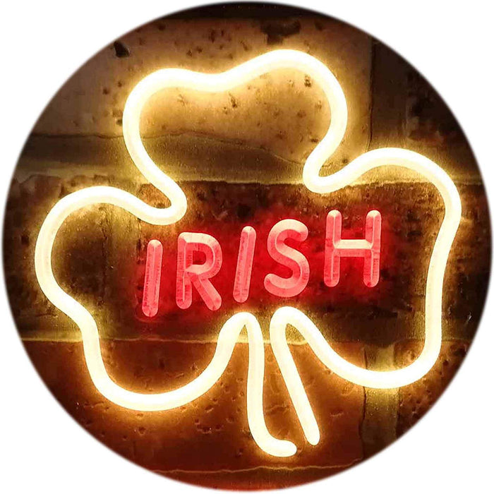 Shamrock Irish LED Light Sign - Way Up Gifts