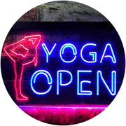 Open Yoga LED Light Sign - LED Gift Works