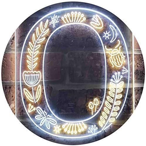 Family Name Letter O Monogram Initial LED Light Sign - LED Gift Works