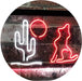 Cactus Moon Wolf LED Light Sign - Way Up Gifts