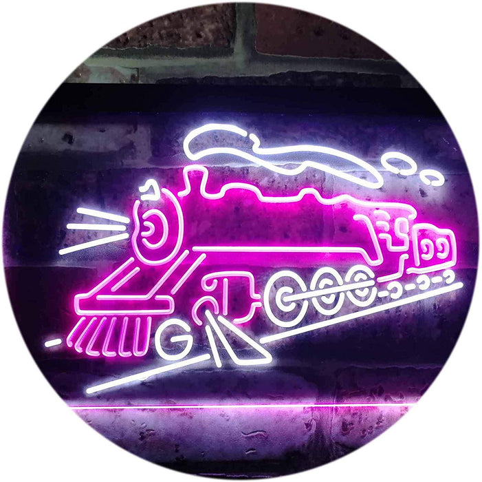 Kids Room Decor Train LED Light Sign - Way Up Gifts