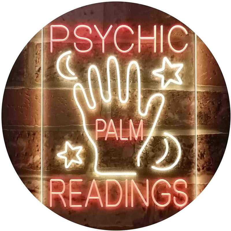 Fortune Teller Psychic Palm Readings LED Light Sign - LED Gift Works