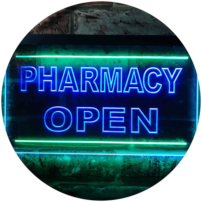 Pharmacy Open Shop LED Light Sign - LED Gift Works