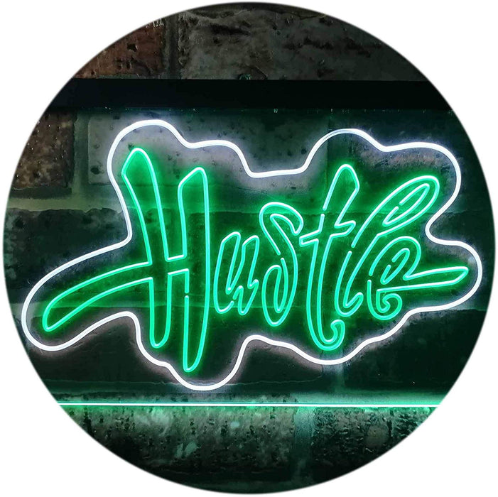 Graffiti Hustle LED Light Sign - Way Up Gifts