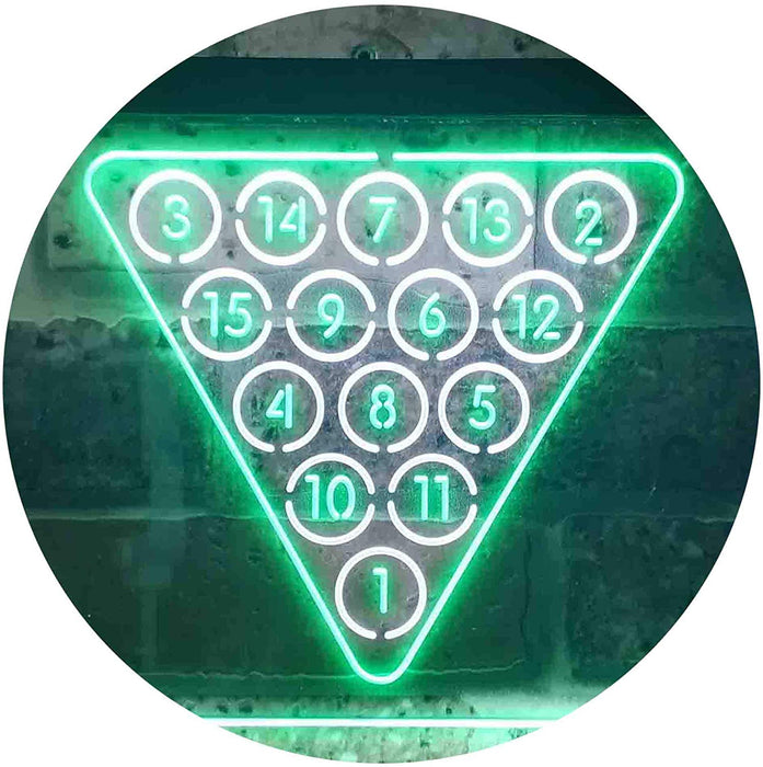 Billiards Pool Snooker LED Light Sign - Way Up Gifts