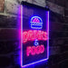 Hamburgers Drinks and Food LED Light Sign - Way Up Gifts