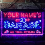 Personalized Home Garage Tools Handyman LED Light Sign - LED Gift Works