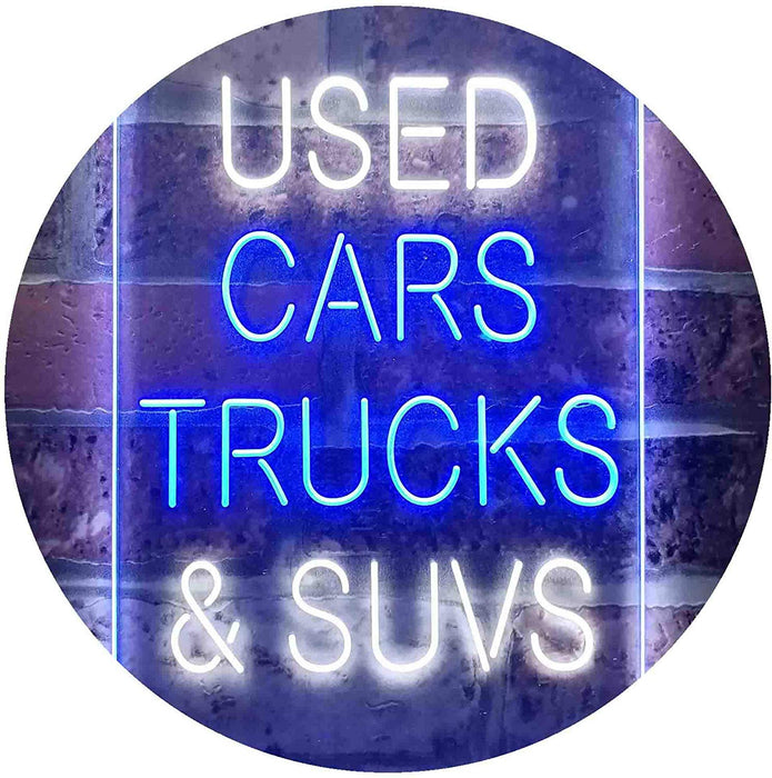 Used Cars Trucks SUVs LED Light Sign - Way Up Gifts