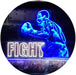 Fitness Gym Boxer Fight Boxing Man Cave LED Light Sign - Way Up Gifts