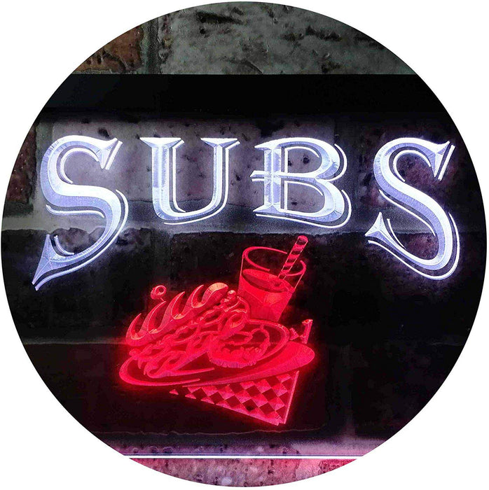 Sandwiches Hoagies Subs LED Light Sign - Way Up Gifts