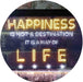 Happiness is a Way of Life Quotes Bedroom Decor LED Light Sign - Way Up Gifts