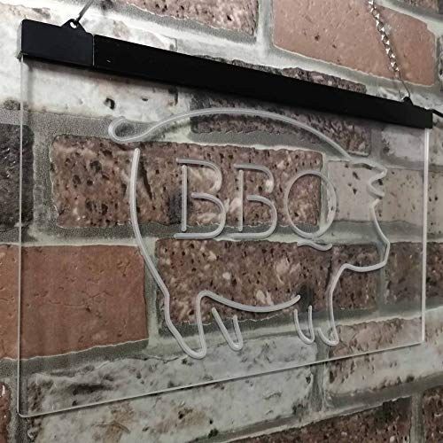 Pork Pig BBQ LED Light Sign - Way Up Gifts