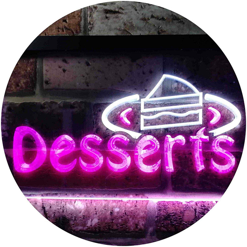 Desserts LED Light Sign - LED Gift Works