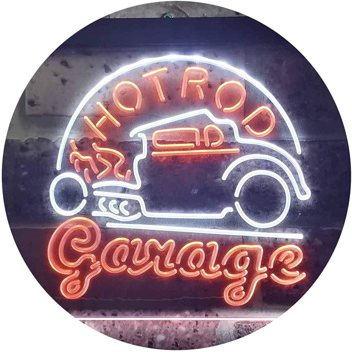 Hot Rod Garage LED Light Sign - Way Up Gifts