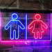 Men Women Bathroom Restroom LED Light Sign - Way Up Gifts