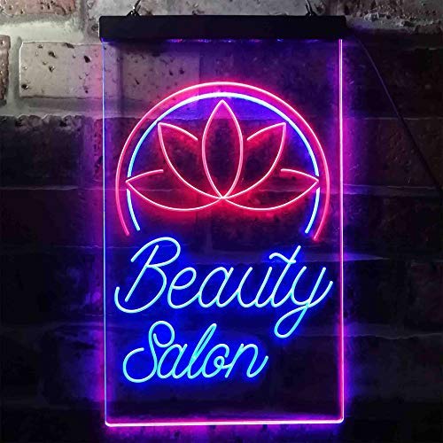 Flower Decor Beauty Salon LED Light Sign - LED Gift Works