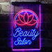 Flower Decor Beauty Salon LED Light Sign - Way Up Gifts