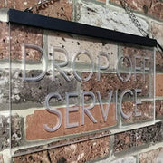 Drop Off Service LED Light Sign - LED Gift Works