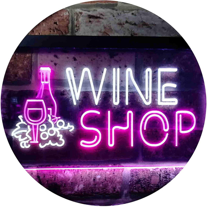 Wine Shop LED Light Sign - LED Gift Works