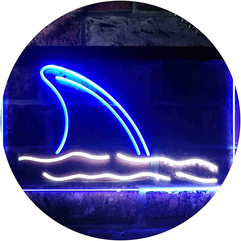 Shark Fin LED Light Sign - LED Gift Works