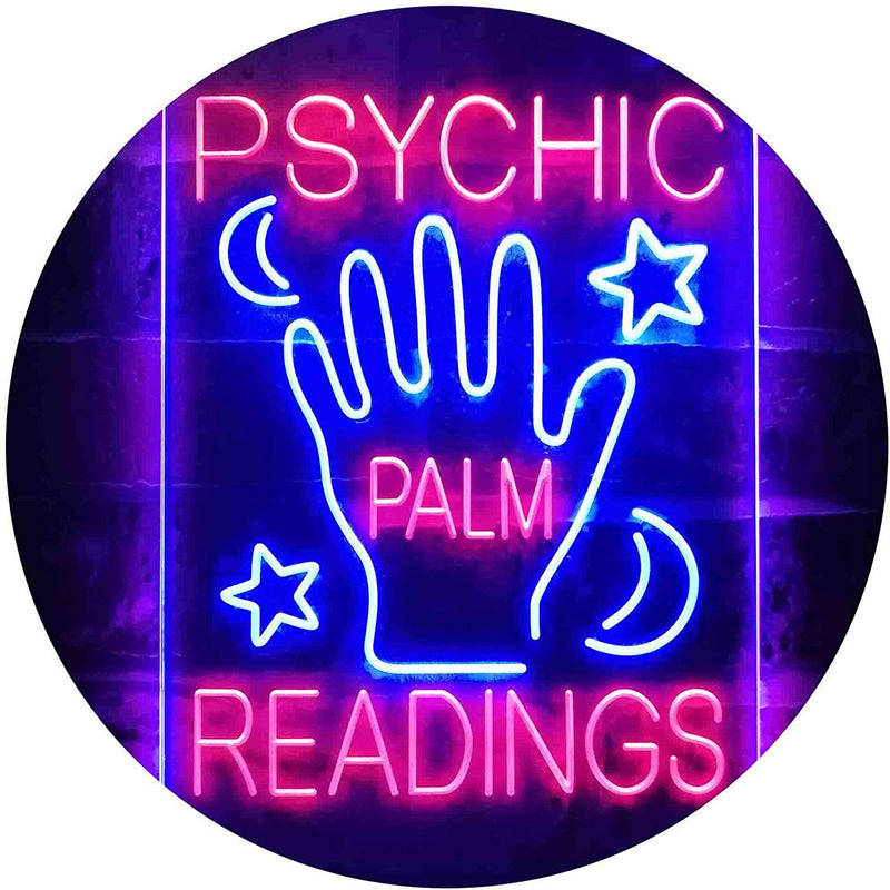 Fortune Teller Psychic Palm Readings LED Light Sign - LED Gift Works