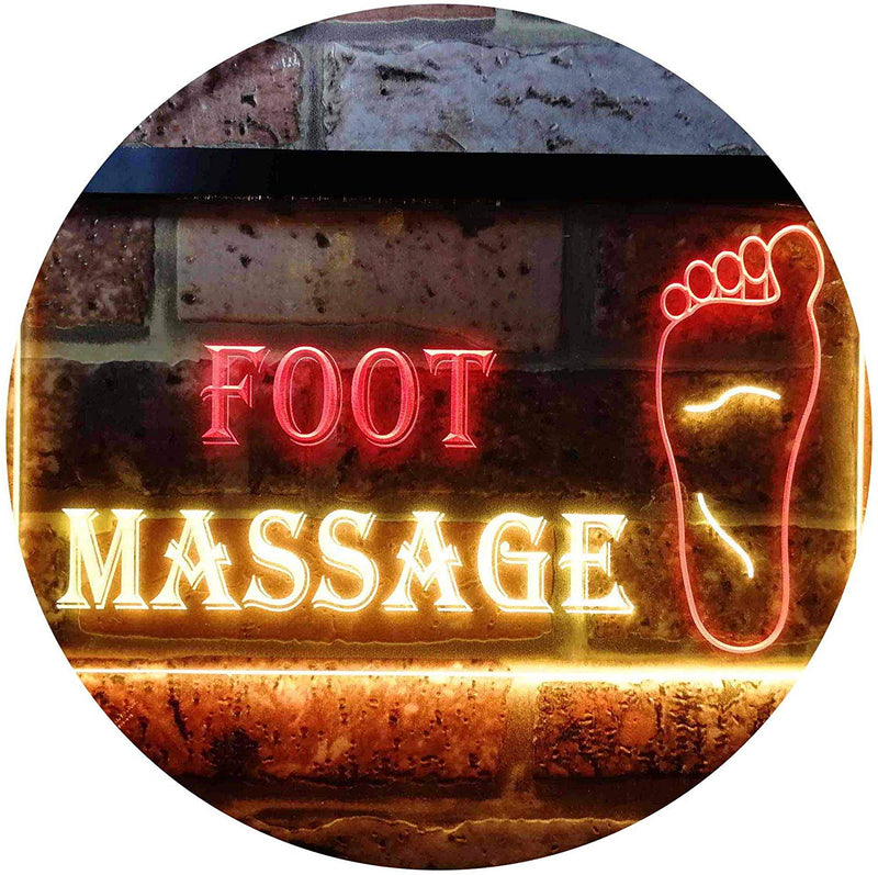 Foot Massage LED Light Sign - LED Gift Works