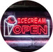 Open Ice Cream LED Light Sign - Way Up Gifts