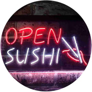 Open Sushi LED Light Sign - LED Gift Works