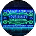 Personalized Poker Room Bar LED Light Sign - Way Up Gifts