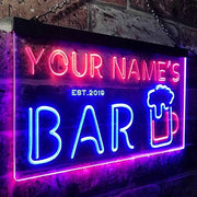 Personalized Beer Mug Bar LED Light Sign - LED Gift Works