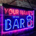 Personalized Bar LED Light Sign - Way Up Gifts