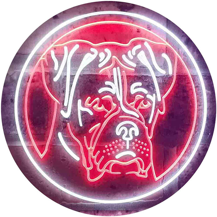 Boxer Dog Decor LED Light Sign - Way Up Gifts