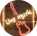Guitar Live Music LED Light Sign - Way Up Gifts