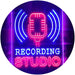 Microphone Recording Studio LED Light Sign - Way Up Gifts