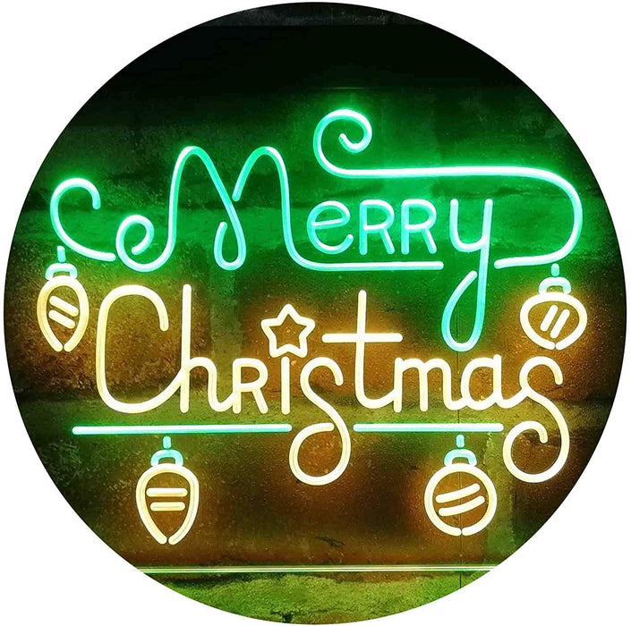 Merry Christmas Bulbs LED Light Sign - Way Up Gifts