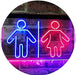 Men Women Bathroom Restroom LED Light Sign - Way Up Gifts