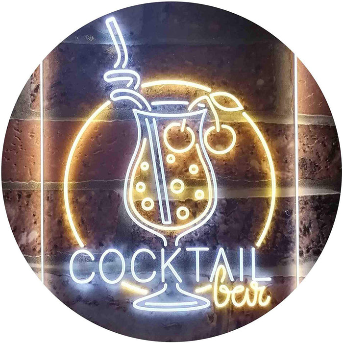 Cocktail Bar LED Light Sign - Way Up Gifts