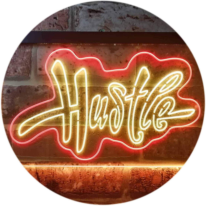 Graffiti Hustle LED Light Sign - Way Up Gifts
