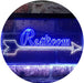 Right Arrow Restroom LED Light Sign - Way Up Gifts