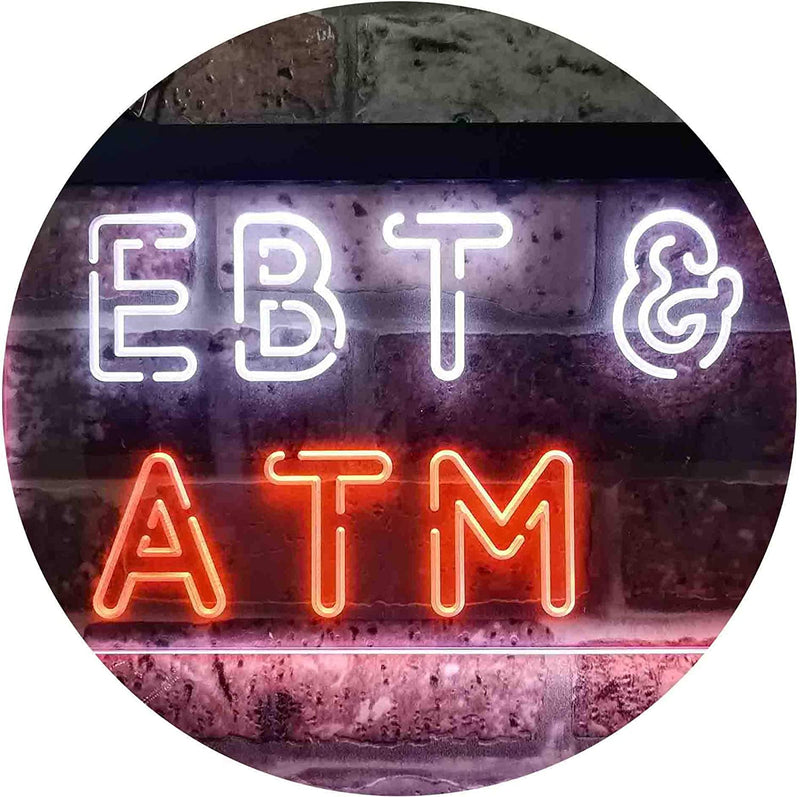 EBT & ATM LED Light Sign - LED Gift Works