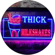 Thick Milkshakes LED Light Sign - LED Gift Works