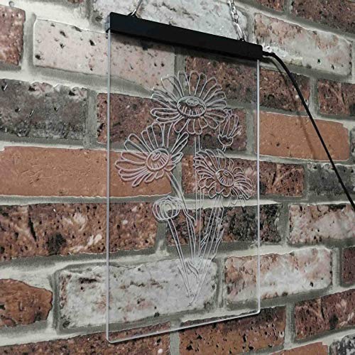 Daisy Flowers LED Light Sign - Way Up Gifts