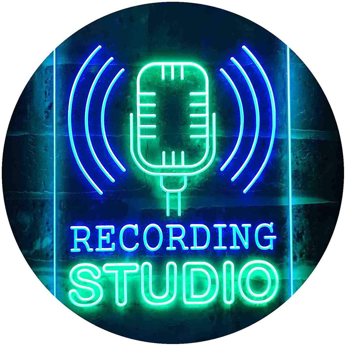 Microphone Recording Studio LED Light Sign - Way Up Gifts