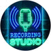 Microphone Recording Studio LED Light Sign - Way Up Gifts